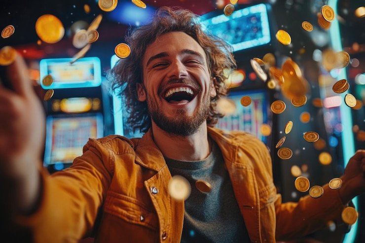 Navigasi aplikasi ratulotre dengan kartu fitur